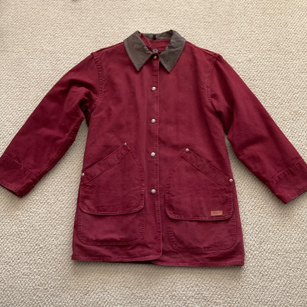 Vintage Orvis Women’s Barn Jacket Utility Pocket Outerwear 1960s Wool Lined EUC